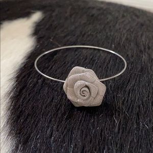 Metal Mesh Rose Bracelet